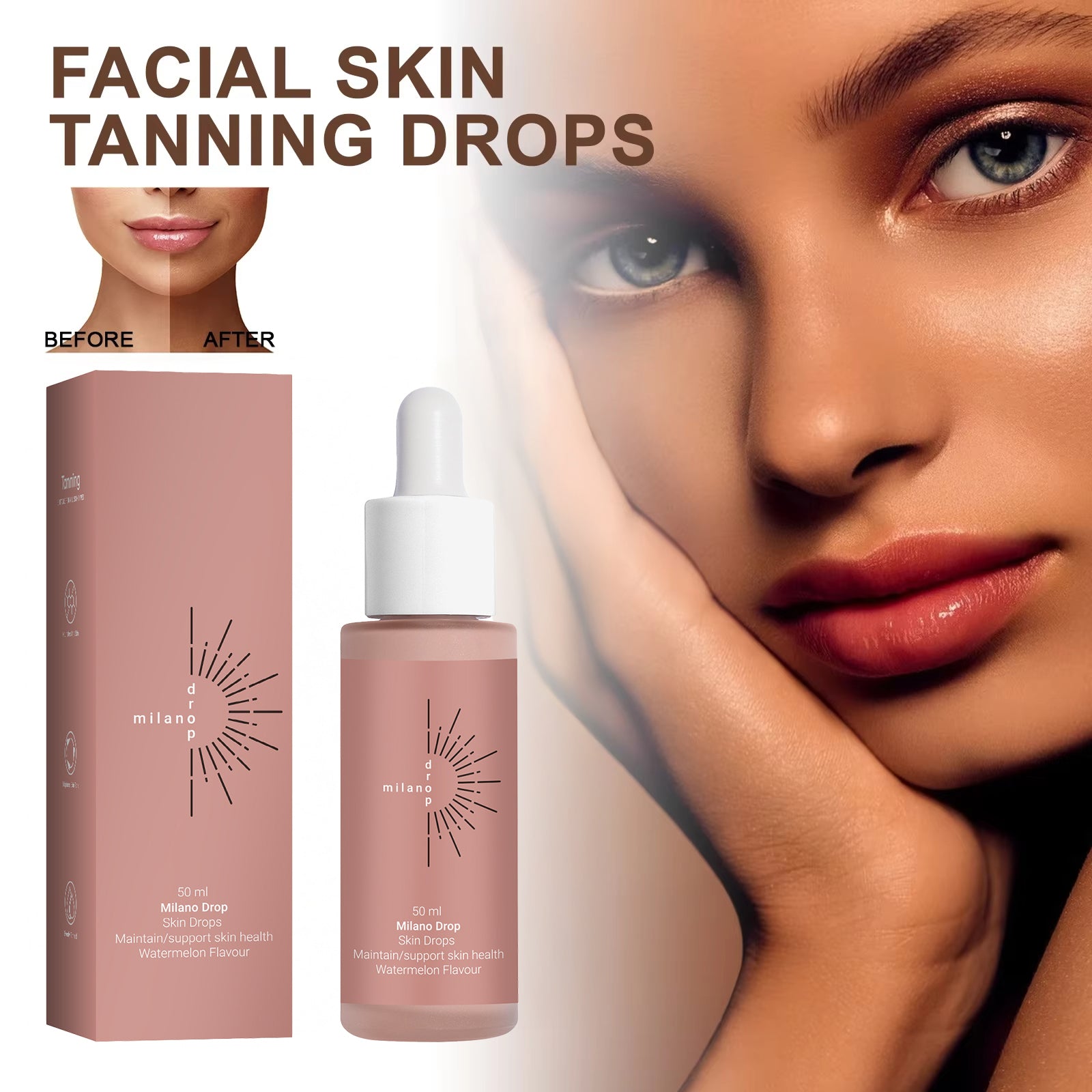 Tanning Face Serum Face Body Tanning Bed Outdoor Fine