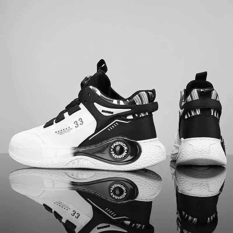 Mens Sneakers with Rotating Buckle