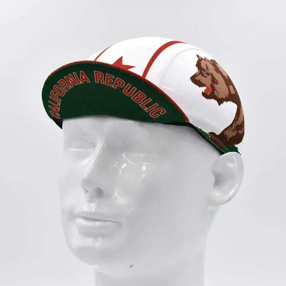 Classic Retro California Cycling Caps for Men and Women,