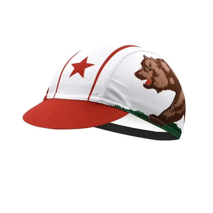 Classic Retro California Cycling Caps for Men and Women,