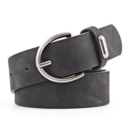 Alloy Accessories Fashion Trend Beautiful Wild Pin Buckle Belt