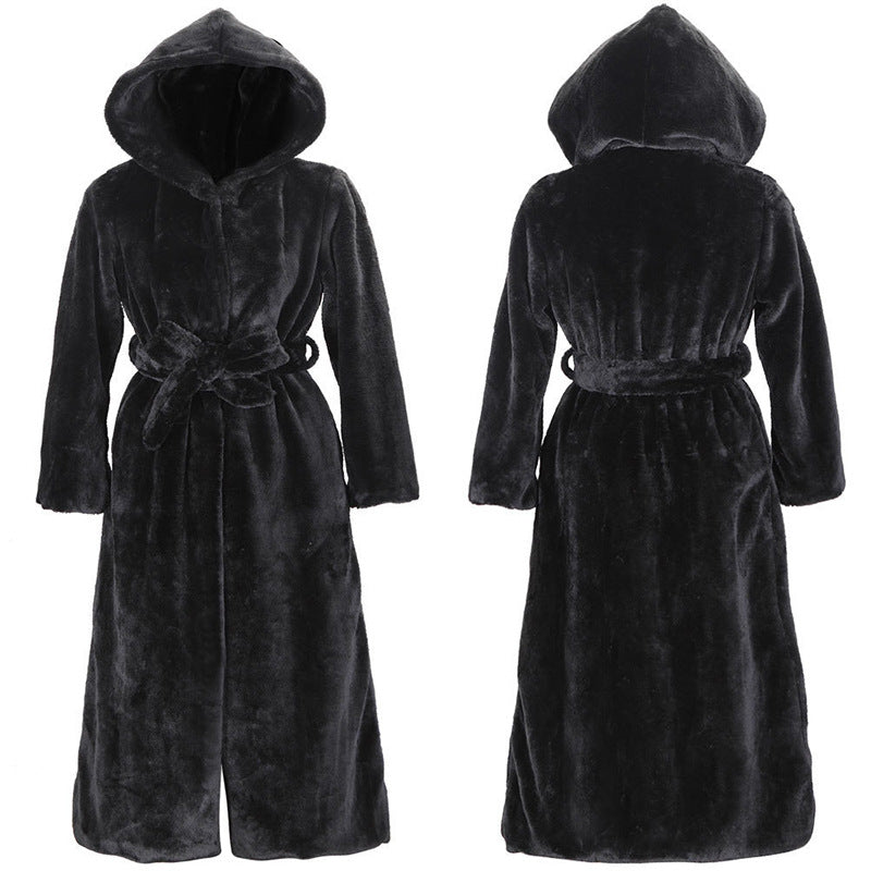 Thickened Long Faux Fur Parka-style Coat