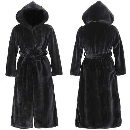 Thickened Long Faux Fur Parka-style Coat